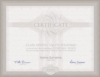 Certificates of proof of entry on the register